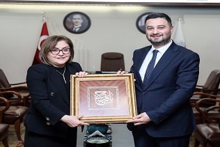 GAZİANTEP BÜYÜKŞEHİR BELEDİYE BAŞKANI FATMA ŞAHİN’DEN BAŞKAN ÖZTEKİN’E ZİYARET